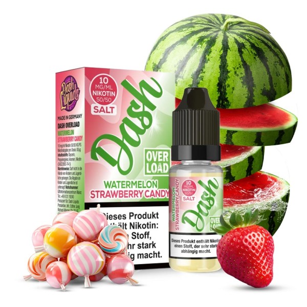 DASH OVERLOAD - Watermelon Strawberry Candy Nikotinsalz