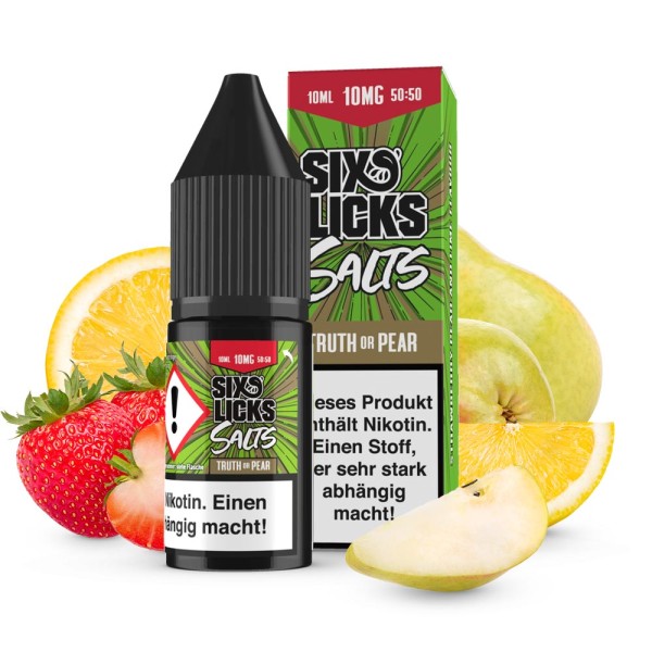 Six Licks Nikotinsalz Truth or Pear