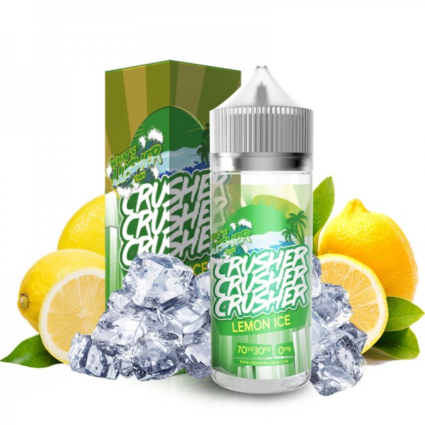 Lemon Ice Liquid von Crusher ♥ Saftig kühles Zitronensorbet ✔ 100ml Shortfill ✔ Schneller Versand ✔ Auch in unseren eZigaretten Geschäften ✔