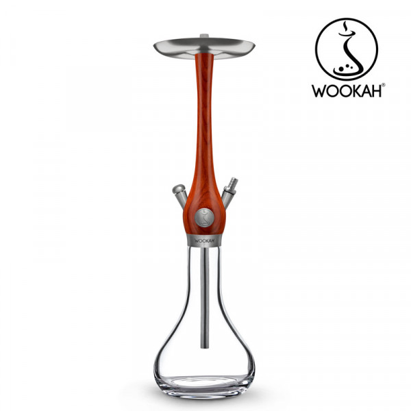 Wookah Padouk Shisha Inklusive Wookah Smooth Bowl | Elegantes Set | Komplettset | Premiumqualität | 1,5m Silikonschlauch | Schneller Versand