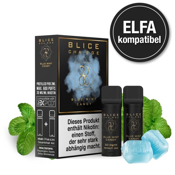 BLICE Charge Pods - Blue Mint Candy