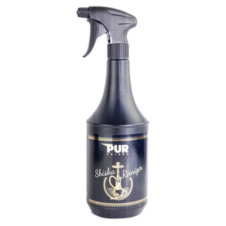 PUR Shisha Reiniger 1l Sprühflasche | Made in Germany | Bis zu 100 Reinigungen ergiebig | Premiumqualität | Einfacher Gebrauch | Schneller Versand