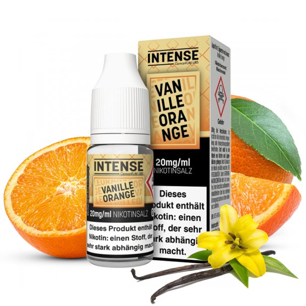 German Flavours Intense - Vanille Orange Nikotinsalz
