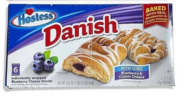 HOSTESS - Danish Blueberry & Cream Cheese