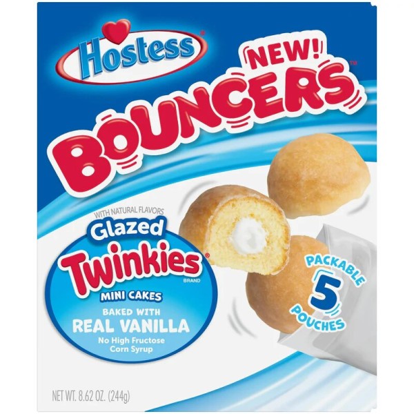 HOSTESS - Glazed Twinkies mini Cakes Real Vanilla
