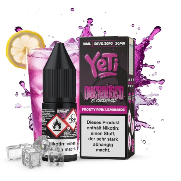 Yeti Overdosed - Frosty Pink Lemonade Nikotinsalz