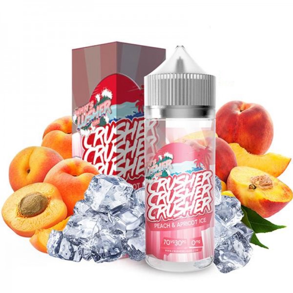 Peach & Apricot Ice Liquid von Crusher ♥ Pfrisich, Aprikose, leichte Frische ✔ 100ml Shortfill ✔ Schneller Versand ✔ Auch in unseren eZigaretten Geschäften ✔