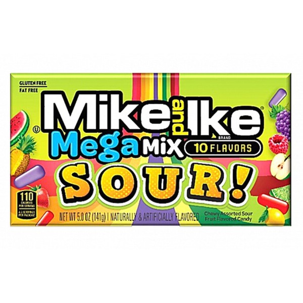 Mike and Ike Mega Mix Sour 141g JustBorn