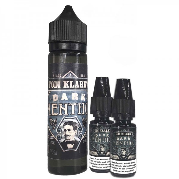Tom Klark's Dark Menthol Liquid ♥ 60ml ✔ Menthol auf eine andere Art ✔ Mit 0mg, 3mg oder 6mg Nikotin ✔ Schneller Versand ✔ Auch in unseren Geschäften ✔