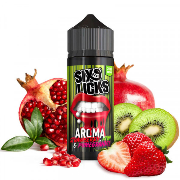 SixLicks Strawberry Kiwi Pomegranate