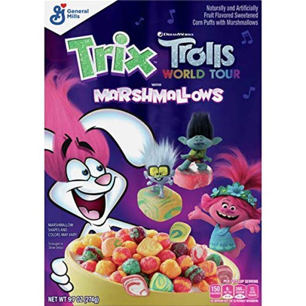 Trix Trolls Marshmallow Cereals 274g General Mills ♥ Leckere Marshmallow Cornflakes ✔ Günstig bestellen ✔ Schneller Versand ✔ House of Vape ♥
