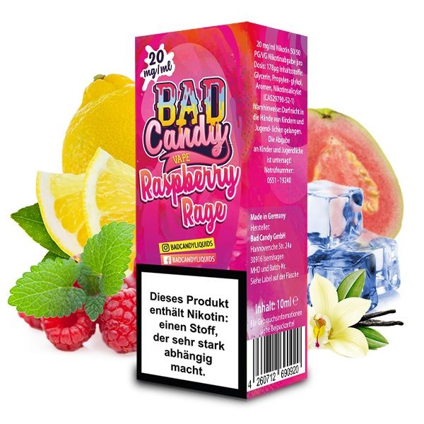 Bad Candy - Raspberry Rage Nikotinsalz